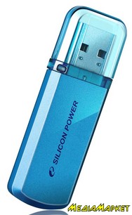 SP032GBUF2101V1B  -`i Silicon Power SP032GBUF2101V1B 32GB USB Helios 101 Blue